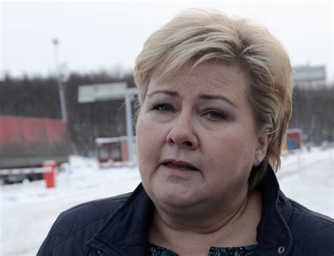 Statsminister erna solberg (h) legger frem en fireårsplan for norge. Erna Solberg is on her way to the White House | The ...