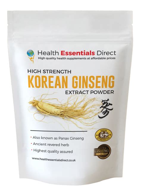 Buy Korean Ginseng Extract Powder Online Uk Premium Panax Health
