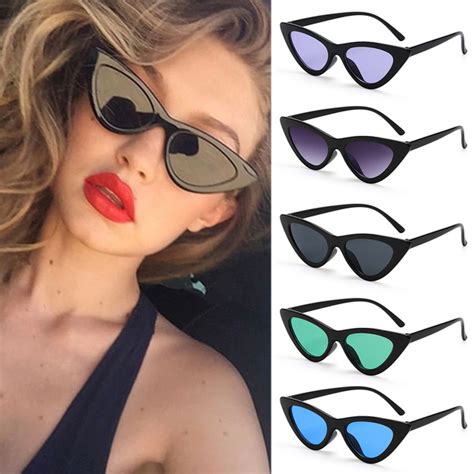 Cat Eye Sunglasses Ladies Retro Triangle Sunglasses Spring Summer Fashion Shading Lens Shadow