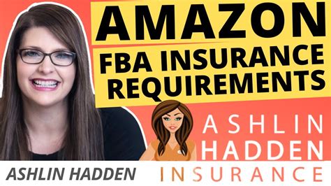 Insurance requirements ought to be met in process of loan issuing. Amazon FBA Insurance Requirements with Ashlin Hadden