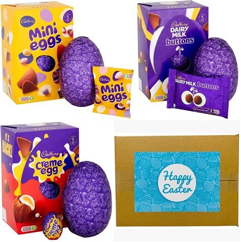 Cadbury Large Easter Eggs Bundle Easter Eggs Bulk Creme Egg 195g