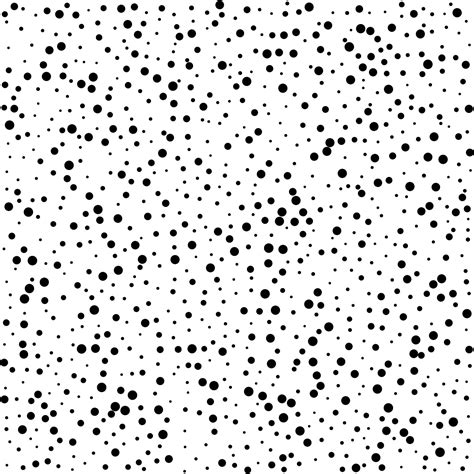 Circle Seamless Pattern With Dotted Halftone Isolated On White
