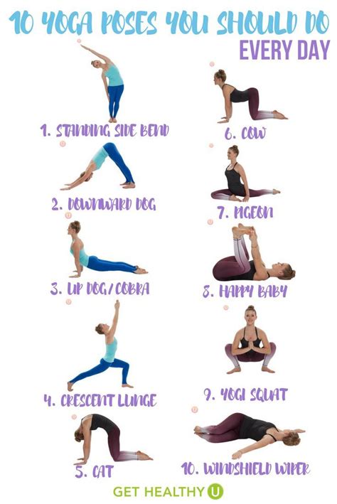 The 10 Yoga Poses You Should Do Everyday Easy Yoga Workouts Basic