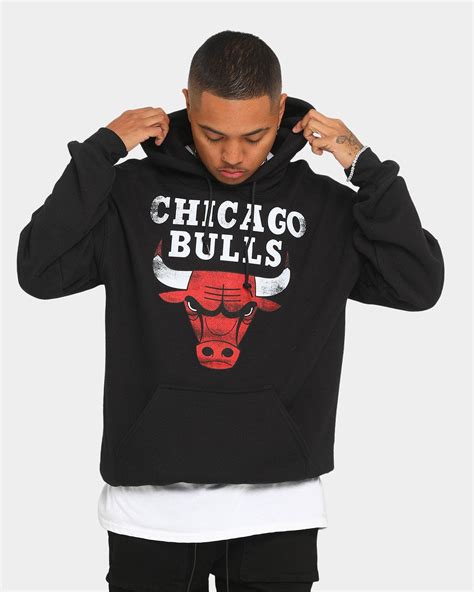 Mitchell & Ness Vintage Chicago Bulls Hoodie Black | Culture Kings NZ