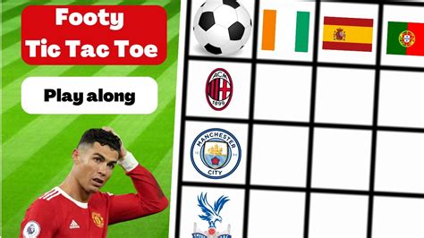 Footy Tic Tac Toe Easy Medium Hard And Impossible Youtube