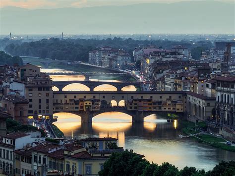Hd Wallpaper Italy Florence Ponte Vecchio City Bridge