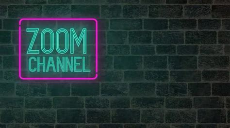 Celebrate with a little virtual decoration! Neon your channel zoom meeting background Template ...