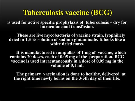 Prophylaxis Of Tuberculosis Lecture 4 Online Presentation
