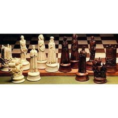 58 Best Chess sets images in 2020 | Chess, Chess pieces ... Chess pieces have a hollow core so you can add your own weights to make them even heavier if desi.