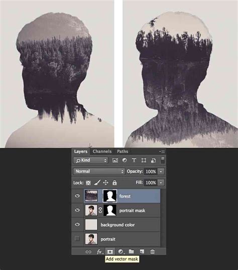 Collection Of Double Exposure Effect Photoshop Tutorial