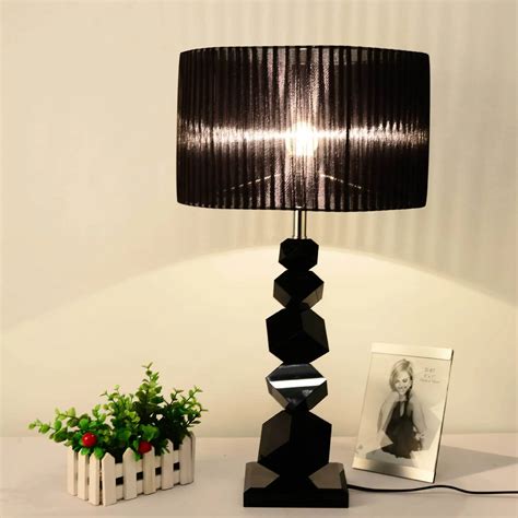 Tuda 33x60cm Free Shipping Luxury Black K9 Crystal Table Lamps Modern