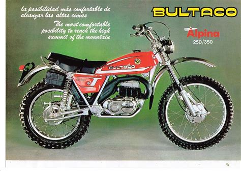 Bultaco Cemoto Alpina Parts Manual 100pg For Motorcycle Etsy