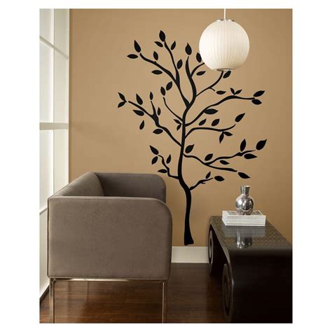 Roommates' line of educational wall decals. 19 in. Tree Branches Peel and Stick Wall Decals-RMK1317GM ...