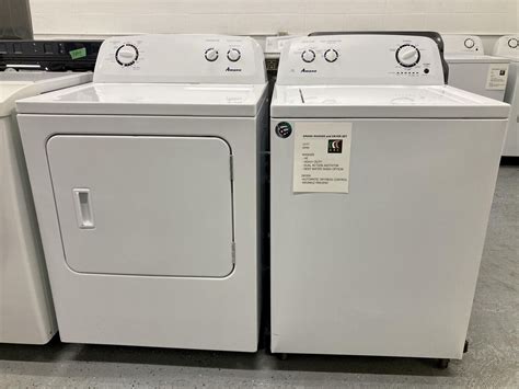 Amana Washer Dryer Set Cx4710483 M72013694