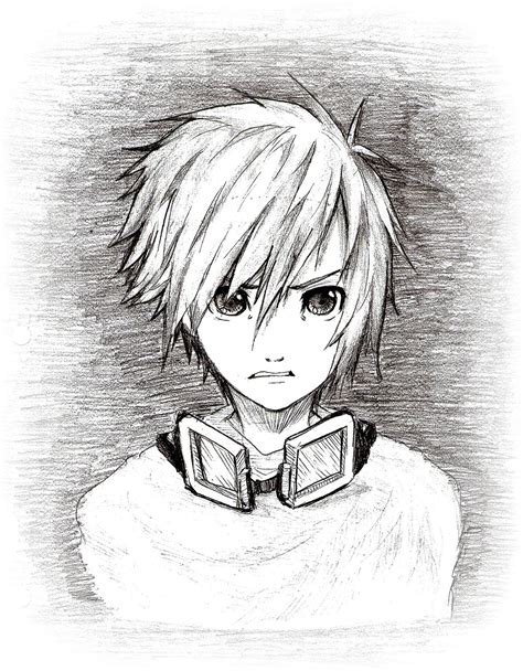 Anime Boy Sketch At Explore