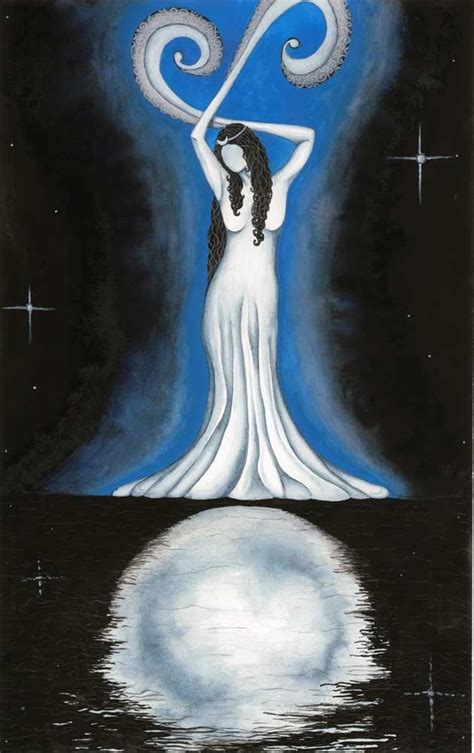Luna A Peaceful Depiction Of The Roman Goddess Of The Moon Luna Who