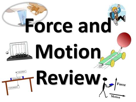 Force And Motion Review Ppt Force And Motion Motion Force