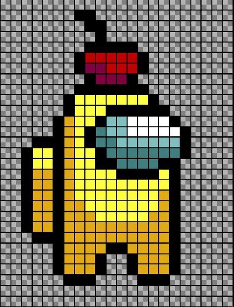 Pixel Art Minecraft Pixel Art Among Us Character Dead Thank You For