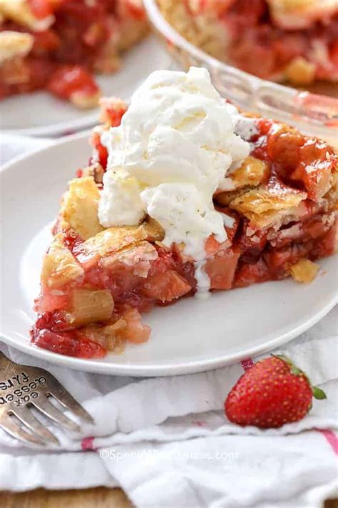Strawberry Rhubarb Pie Spend With Pennies Vegetarian Indian Recipes