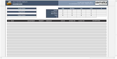 Issue Tracker Excel Template Free