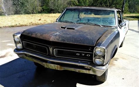 Tri Power 4 Speed Drop Top 1965 Gto Convertible Barn Finds