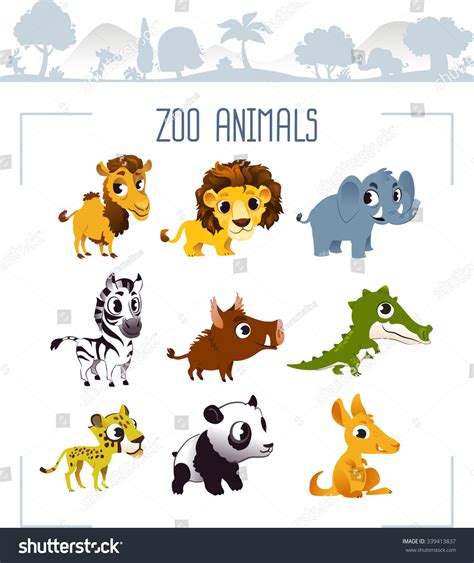 Zoo Animals Vector