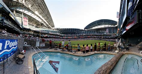 Pool Retractable Roof Define Chase Field