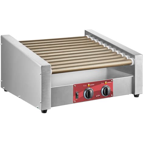 Avantco Rg1830slt 30 Slanted Hot Dog Roller Grill With 11 Non Stick