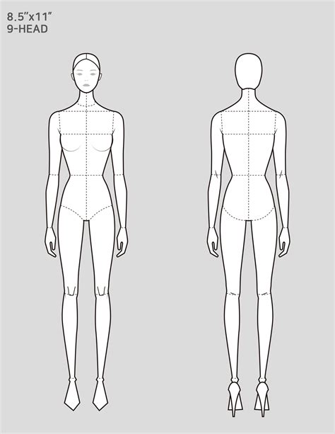 Female Body Template Drawing Web This Tutorial Will Help You Gain More