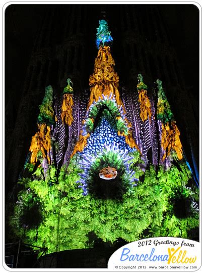 Barcelona 2017 Pictures Sagrada Familia Light Show Mercè 2012