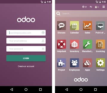 Android application pnc manager (모바일 피앤시오피스) developed by (주)피앤시월드 is listed under category business. Odoo Apk Download latest android version 2.4.2- com.odoo ...
