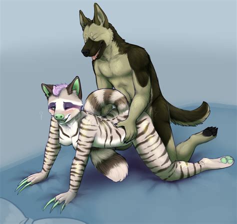 Rule 34 All Fours Anthro Bed Breasts Canine Claws Closed Eyes Doggy