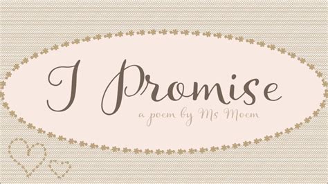 I Promise Wedding Poem By Ms Moem Perfect In Addition To Your Own