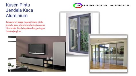 Kusen aluminium alexindo 4 inch (serat kayu) m1. HARGA KUSEN ALUMINIUM MERUYA