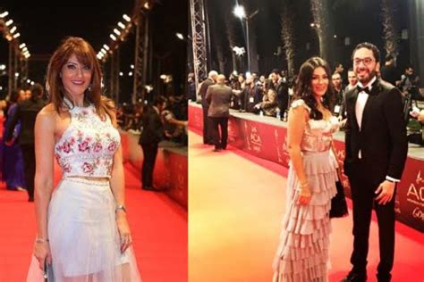 صور فساتين النجمات العربيات في حفل جوائز السينما العربية aca البوابة