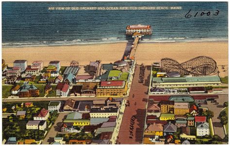 Fileair View Of Old Orchard And Ocean Pier Old Orchard Beach Maine
