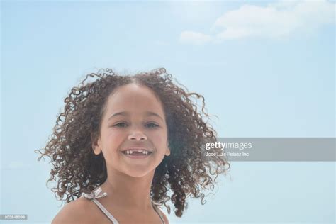 Mixed Race Girl Smiling Outdoors High Res Stock Photo Getty Images