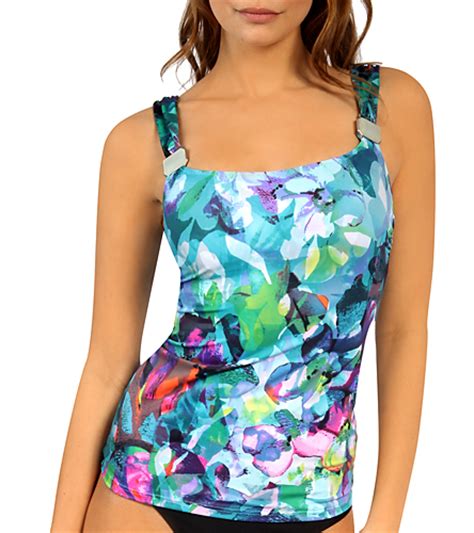 Profile By Gottex Paradise D Cup Tankini Top At Free