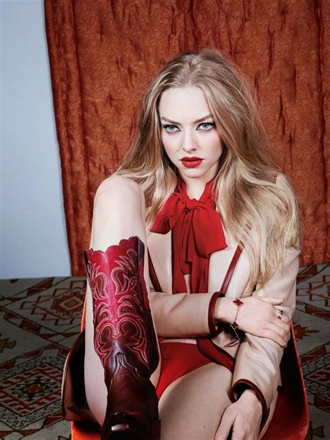 Blog De La Tele Amanda Seyfried Todas Sus Fotos En W Magazine De Abril