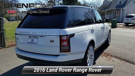 Used 2016 Land Rover Range Rover Supercharged Edison Nj 53578xa Youtube