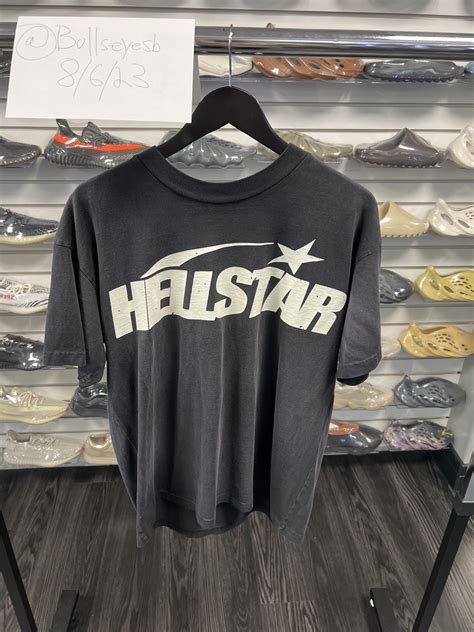 Hellstar Hellstar Studios Classic Logo Black T Shirt Grailed