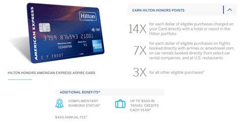 There are three ways to earn statement credits through the hilton honors american express aspire card. American Express Hilton Honors Aspire Full Card Review - $450 Annual Fee - Doctor Of Credit