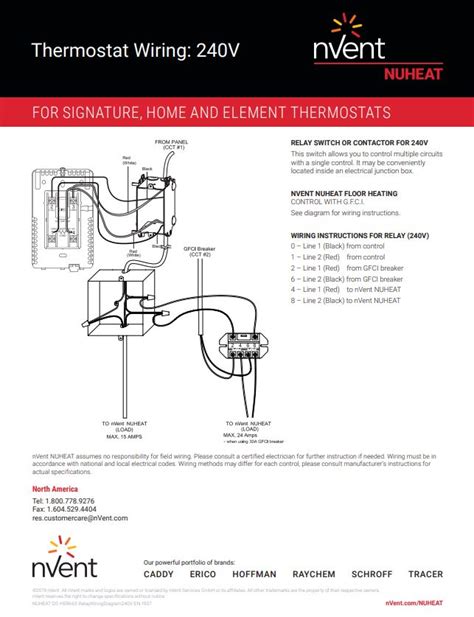 Each of the wires represents a different. HOME Thermostat by Nuheat Floor Heating