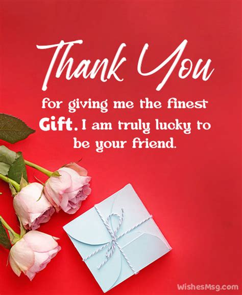 Best Thank You Messages For Gift Wishesmsg