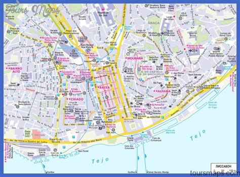 Shift your mouse across the map. Map of Lisbon - ToursMaps.com