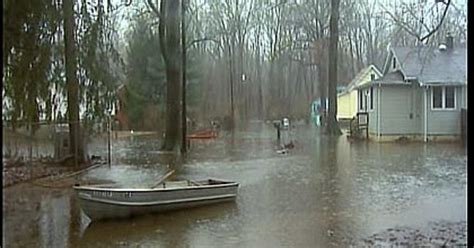 Flood Fears Intensify As Rain Continues To Drench New Jersey Cbs New York