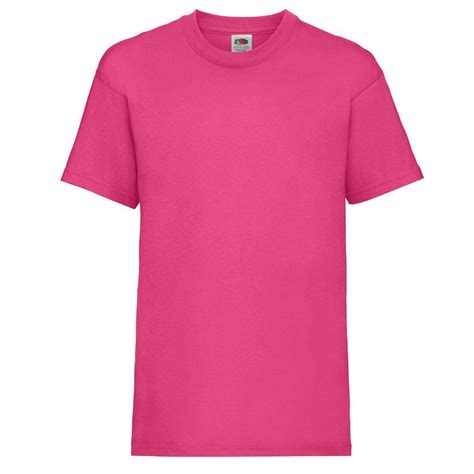Fruit Of The Loom Kinder T Shirt Valueweight T Fuchsia 104