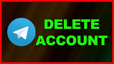 How To Permanently Delete A Telegram Account On Android Youtube