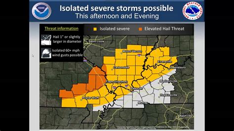 Isolated Severe Storms Possible This Afternoon And Early Tonight Youtube