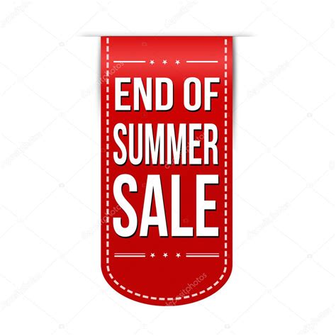 End Of Summer Sale Banner Design Stock Vector By ©roxanabalint 51310941